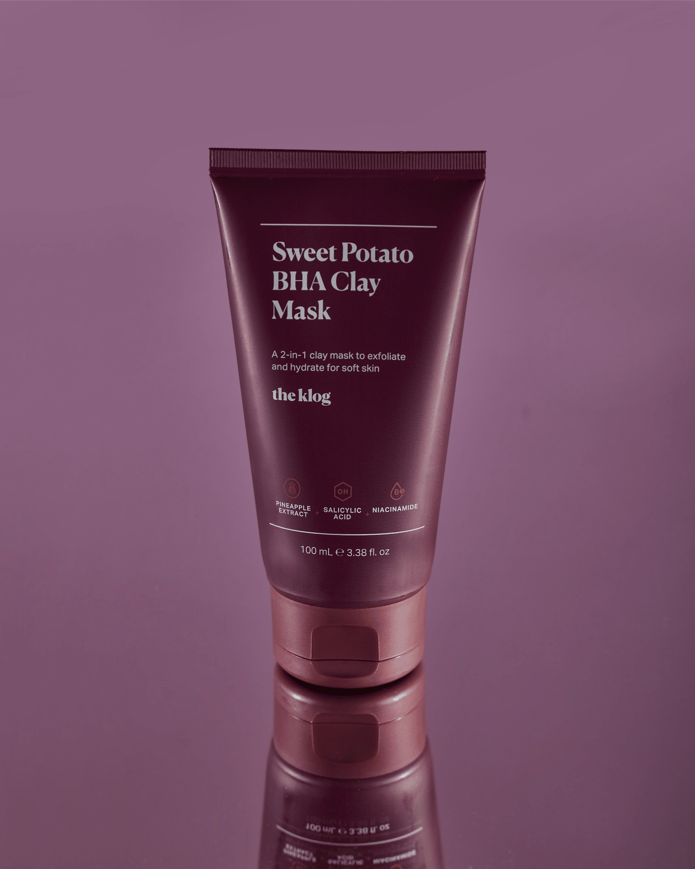 Sweet Potato BHA Clay Mask the klog 